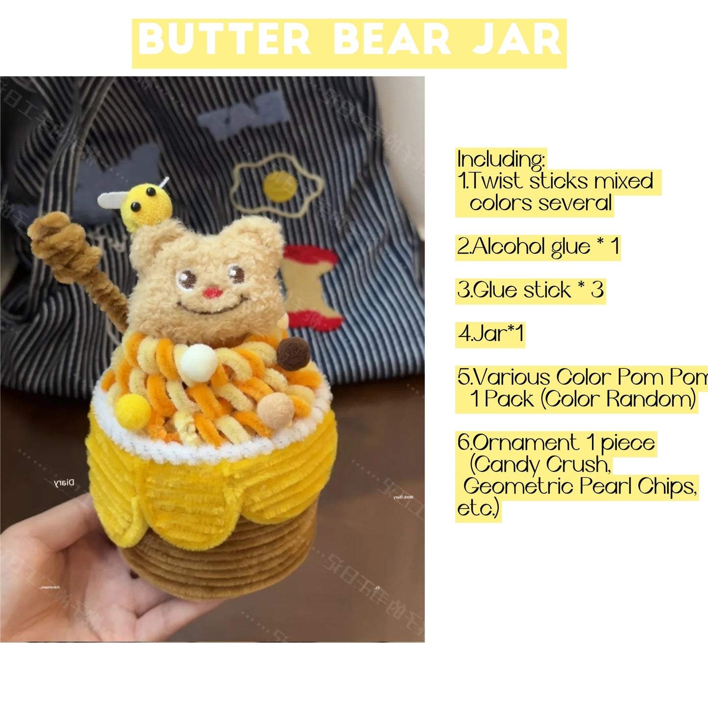 Pipe cleaner Cake Storage Box Material Kit, Girly Heart Cake Box, Birthday Gift for Partner or Bestie, Handmade Gift